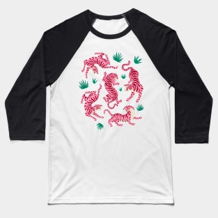 Night Race: Pink Tiger Edition Baseball T-Shirt